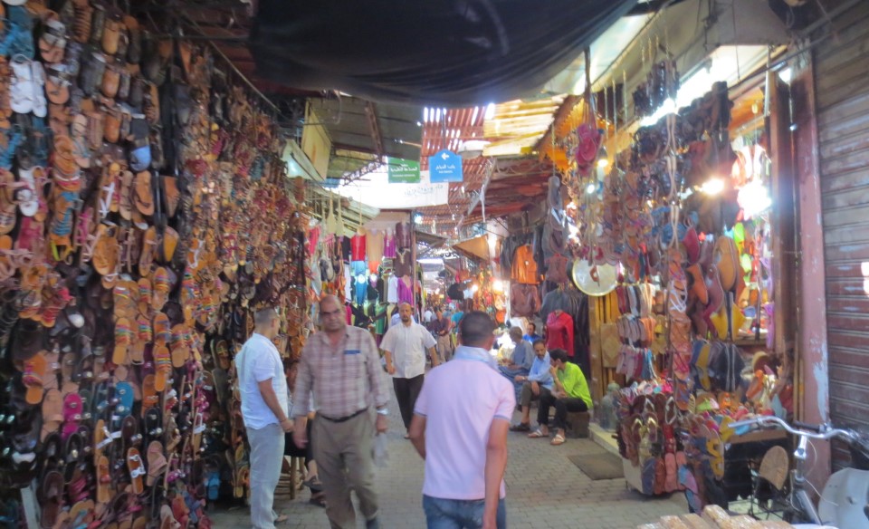 Achats de Noël à Marrakech